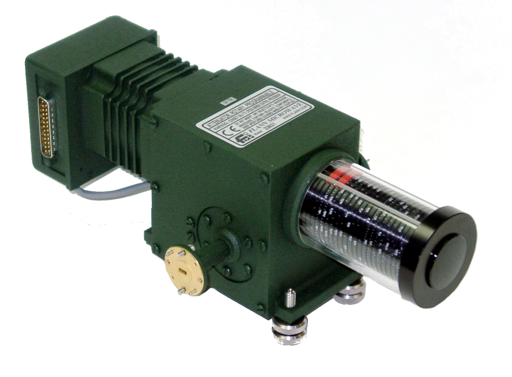 Programmable Rotary Vane Attenuator Series 621 Manufactured in Bodmin, Cornwall, UK