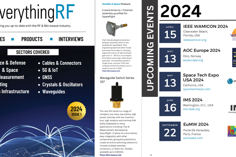 Flann has contributed to the first magazine publication of 2024 from Everything RF.