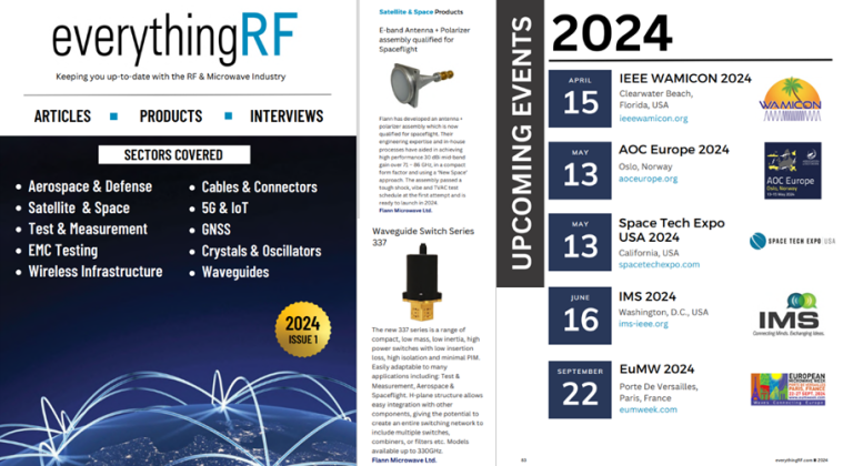 Flann has contributed to the first magazine publication of 2024 from Everything RF.