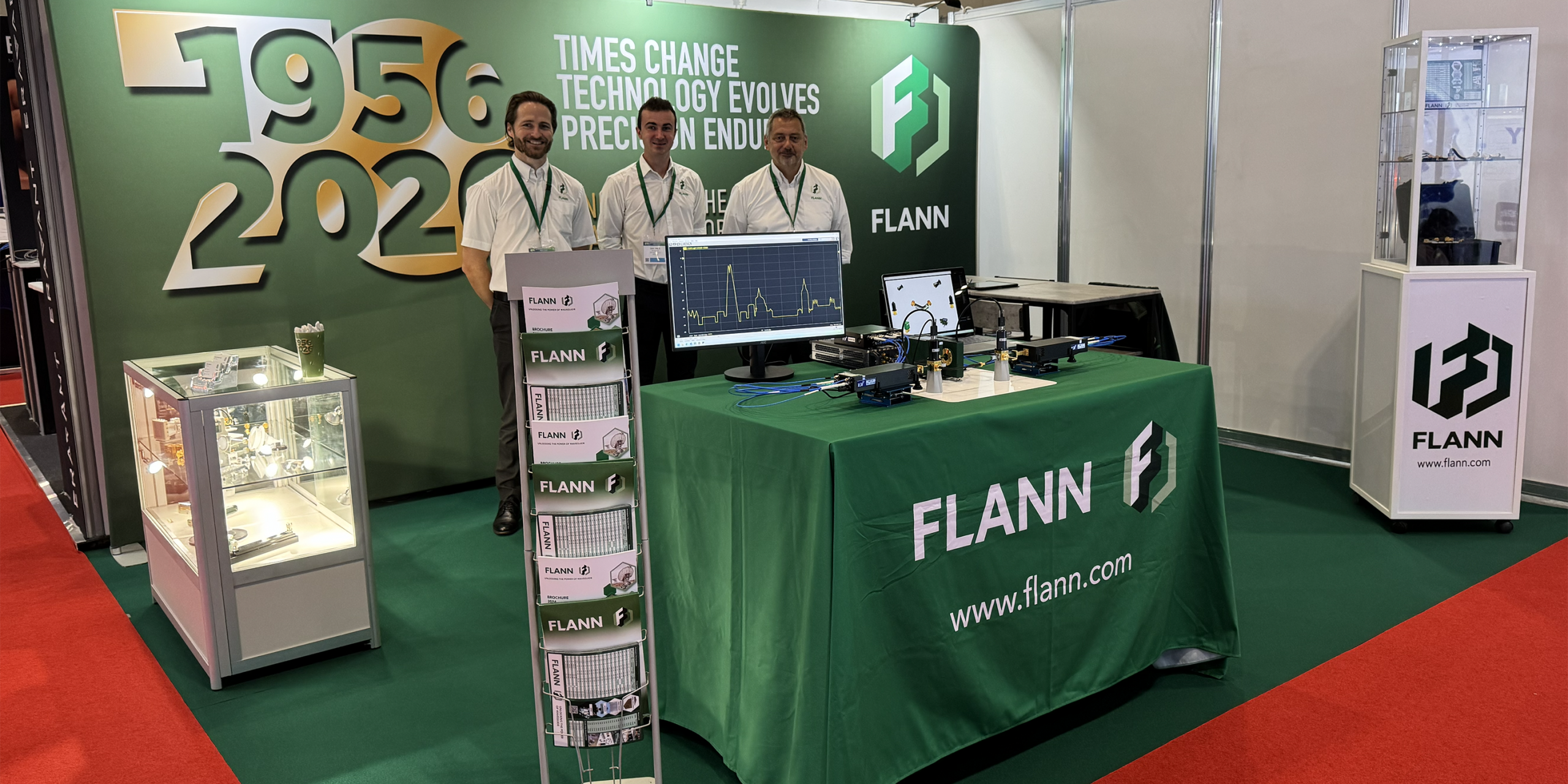 Staff Image Flann Team exhibiting at European Microwave Week 2026 in London
